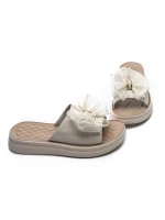 Papuci Dama din piele naturala 28-31 CREAM | FORMAZIONE