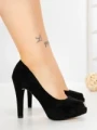 Sandale Dama cu Toc Subtire 7230N NEGRO | STEPS HIGHER