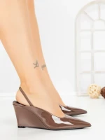 Pantofi Stiletto GH5-5 BROWN | CINK ME