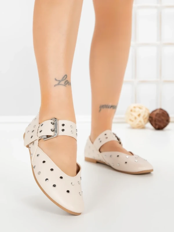 Balerini Dama PS888-18 BEIGE | CINK ME