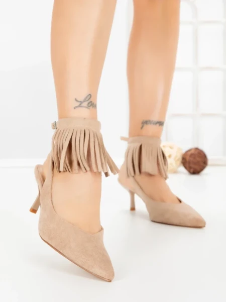 Pantofi Stiletto GH5-20 KHAKI | CINK ME