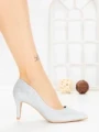 Pantofi Stiletto 698 SILVER | VIVIRICH
