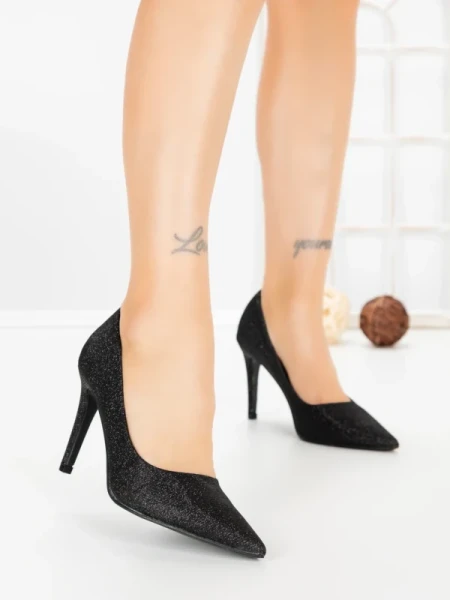 Pantofi Stiletto 66-1 BLACK | VIVIRICH
