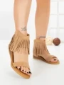 Sandale Dama cu Talpa Joasa WL641 KHAKI | ABLOOM