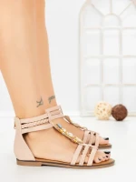 Sandale Dama cu Talpa Joasa SY1086 PINK | ABLOOM