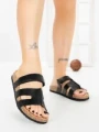 Papuci Dama cu Talpa Joasa SY1107 BLACK | ABLOOM