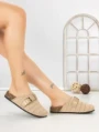 Papuci Dama cu Talpa Joasa 5LE36 KHAKI | MEI