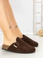 Papuci Dama cu Talpa Joasa 5LE37 BROWN | MEI