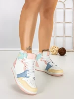 Pantofi Sport Dama CT2020C15-7 BLANCO-ROSA-GRIS | STEPS HIGHER