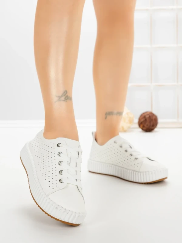 Pantofi Sport Dama AD-5240 WHITE | BUONAROTTI