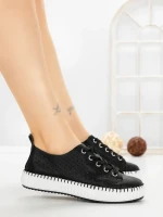 Pantofi Sport Dama AD-5240 BLACK-WHITE | BUONAROTTI