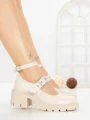 Pantofi Casual Dama 8252 BEIGE | CM