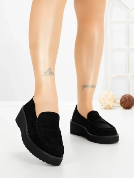Pantofi Casual Dama 77-654 BLACK | CM