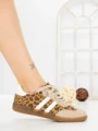 Pantofi Sport Dama LA-79 KHAKI-LEOPARD | ANDERINA