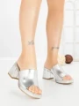 Papuci Dama cu Toc JM170F SILVER | ANNALISE
