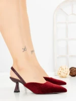 Pantofi Stiletto 88106 WINERED | GOWIN