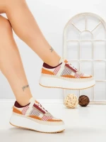 Sneakers Dama 24009 KHAKI | GOWIN