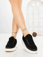 Sneakers Dama 24009 BLACK | GOWIN