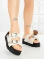 Papuci Dama cu Talpa Joasa 98-150 BEIGE | VIVIRICH