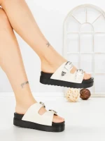 Papuci Dama cu Talpa Joasa 98-150 BEIGE | VIVIRICH