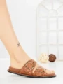 Papuci Dama cu Talpa Joasa 1-829 CAMEL | VIVIRICH