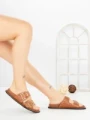 Papuci Dama cu Talpa Joasa 1-829 CAMEL | VIVIRICH