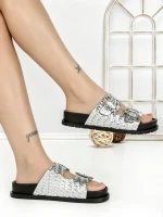 Papuci Dama cu Platforma 2005 SILVER | GALLEVANI