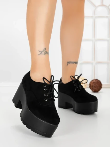 Pantofi Casual Dama 8651N NEGRO | STEPS HIGHER