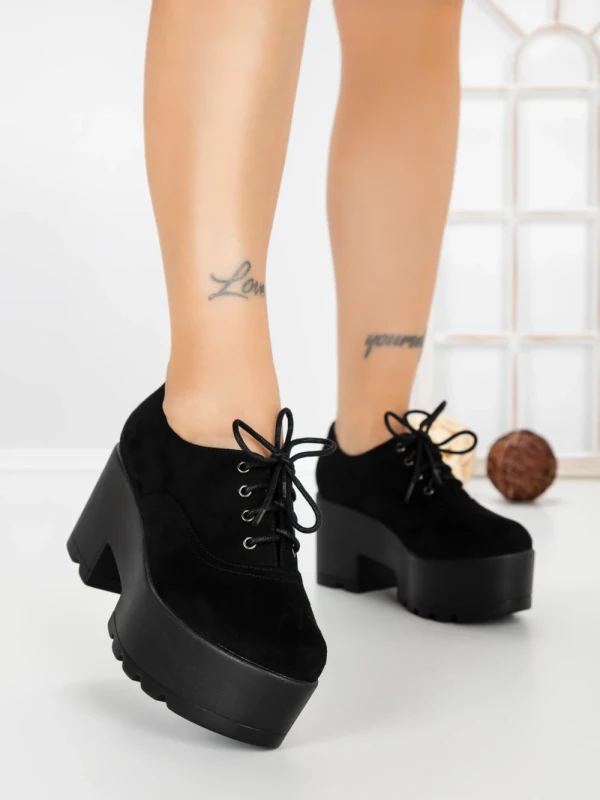 Pantofi Casual Dama 8651N NEGRO | STEPS HIGHER