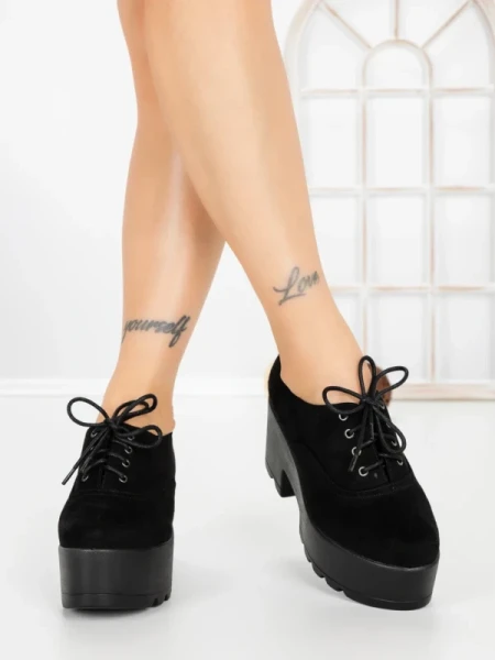 Pantofi Casual Dama 8651N NEGRO | STEPS HIGHER