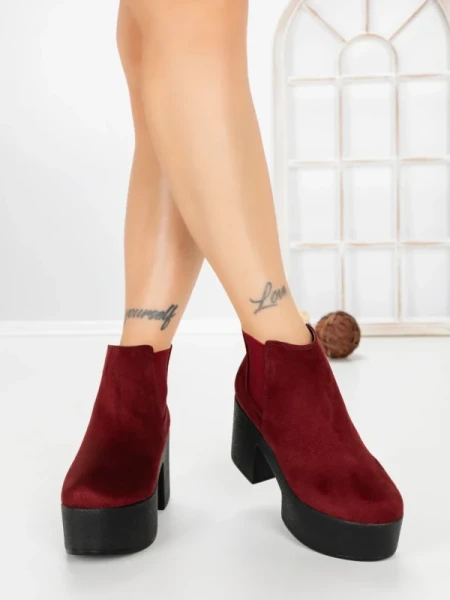 Ghete Dama cu Platforma 8653B BURDEOS | STEPS HIGHER