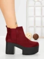 Ghete Dama cu Platforma 8653B BURDEOS | STEPS HIGHER