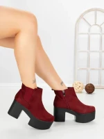 Ghete Dama cu Platforma 8653B BURDEOS | STEPS HIGHER