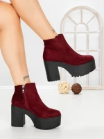 Ghete Dama cu Platforma 8657B BURDEOS | STEPS HIGHER