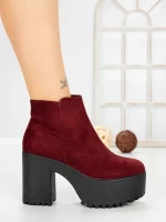 Ghete Dama cu Platforma 8657B BURDEOS | STEPS HIGHER