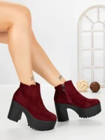 Ghete Dama cu Platforma 8657B BURDEOS | STEPS HIGHER