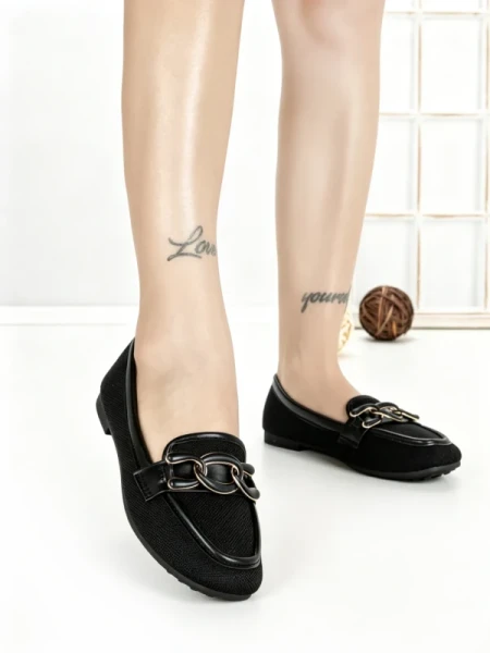 Pantofi Casual Dama GO-320 BLACK | GOWIN