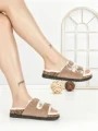 Papuci Dama cu Talpa Joasa WSL-200 KHAKI | STEPHAN
