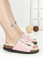Papuci Dama cu Talpa Joasa WSL-200 PINK | STEPHAN