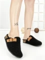 Papuci Dama cu Talpa Joasa H-119 BLACK | STEPHAN