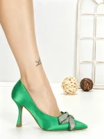 Pantofi Stiletto QQ-92 GREEN | STEPHAN