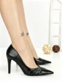 Pantofi Stiletto P-1391 BLACK | STEPHAN