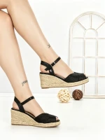 Sandale Dama cu Platforma XG-15 BLACK | STEPHAN