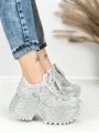 Pantofi Sport Dama cu Platforma 3603-3 GREY | MEI