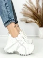 Pantofi Sport Dama cu Platforma 3602 WHITE | MEI