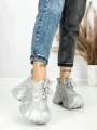 Pantofi Sport Dama cu Platforma 3602 GREY | MEI
