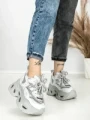 Pantofi Sport Dama cu Platforma 3606-1 GREY | MEI