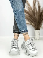 Pantofi Sport Dama cu Platforma 3606-1 GREY | MEI