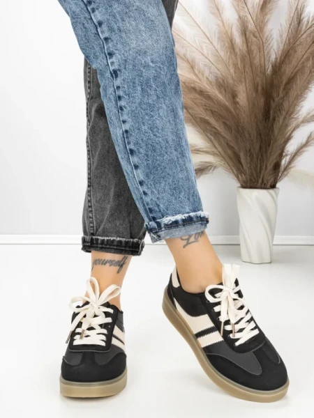 Sneakers Dama PC323 BLACK | GIVANA