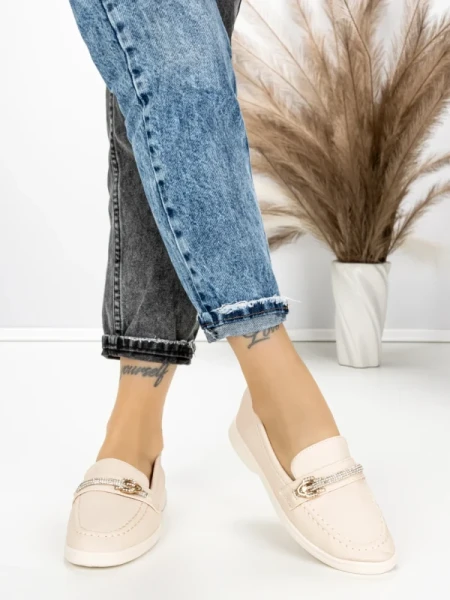 Pantofi Casual Dama EE-23 BEIGE | EMAS